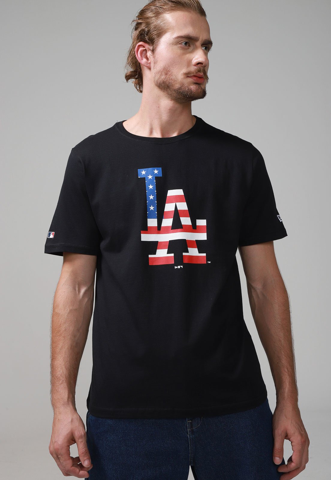 Dodgers american flag clearance shirt