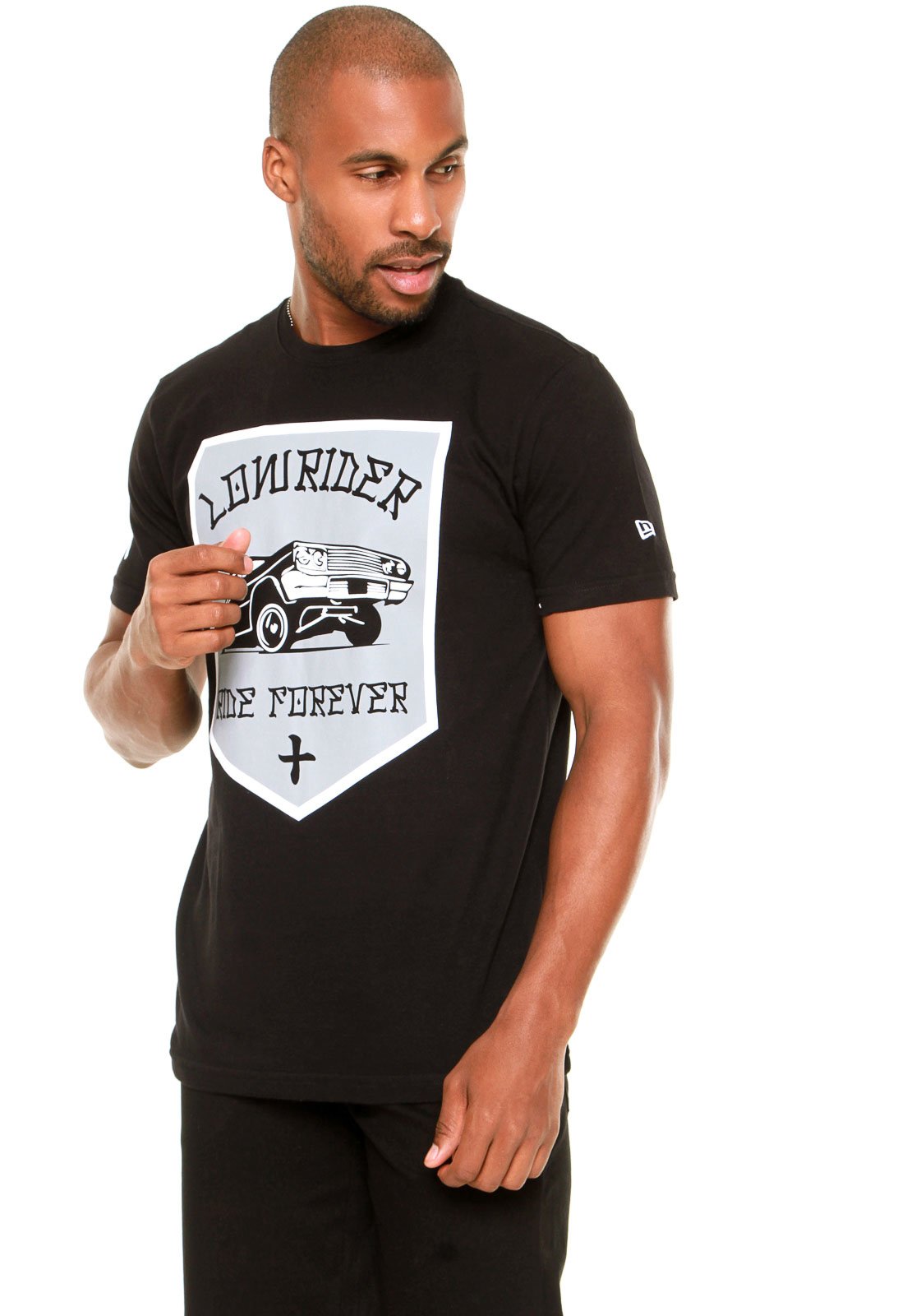 Camiseta New Era White Sox La 90 Lowriders Large Preto - Loja HIP