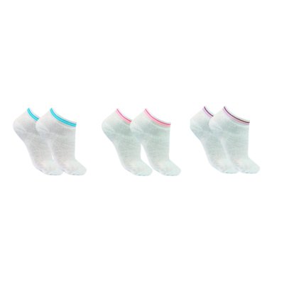 Kit Com 3 Pares De Meias Soquete New Life Listras 34 A 39 Menor preço em Kit Com 3 Pares De Meias Soquete New Life Listras 34 A 39