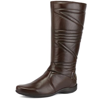 Bota Cano Alto Neway Miuzzi Marrom Menor preço em Bota Cano Alto Neway Miuzzi Marrom