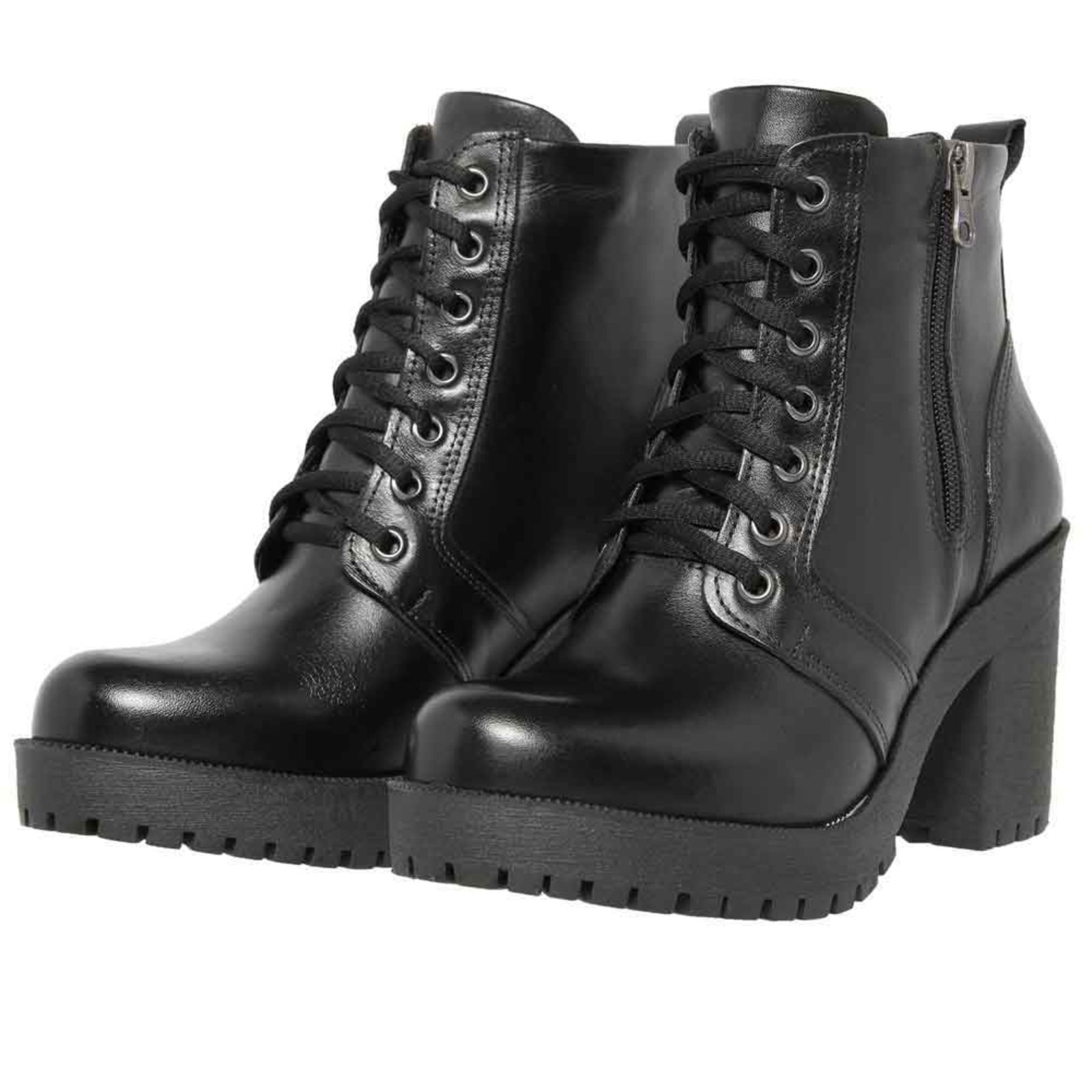bota tratorada com ziper