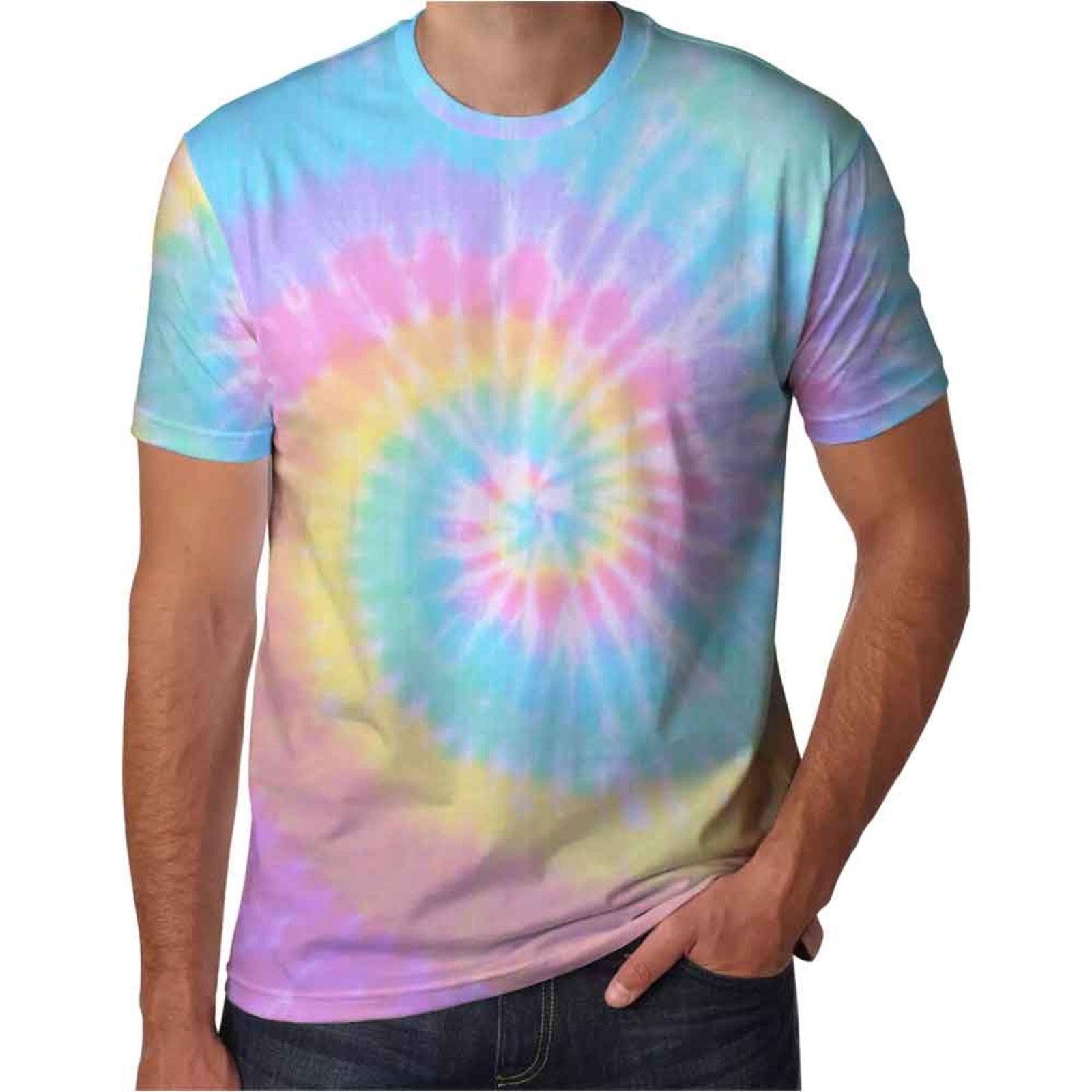 A-Lab Quinnie Pink & Blue Tie Dye T-Shirt