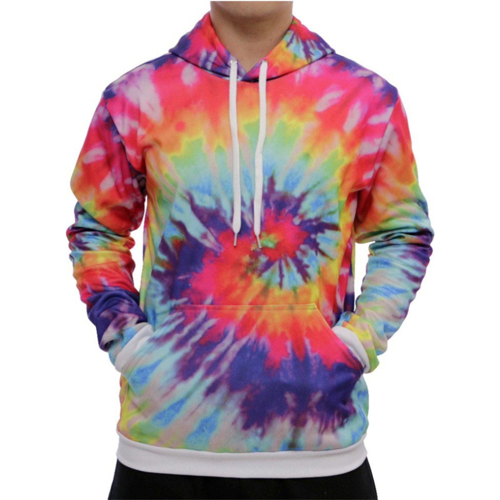 kith tie dye moletom com capuz