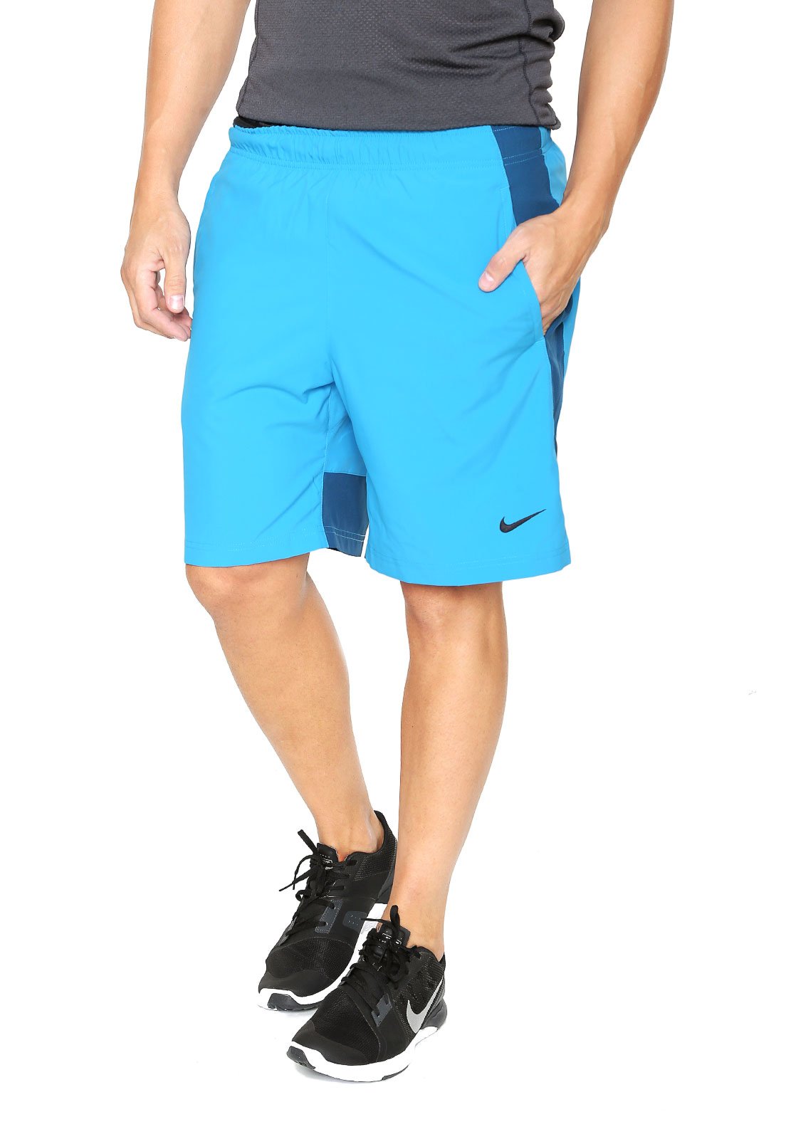 Shorts Nike Flex Woven Azul 