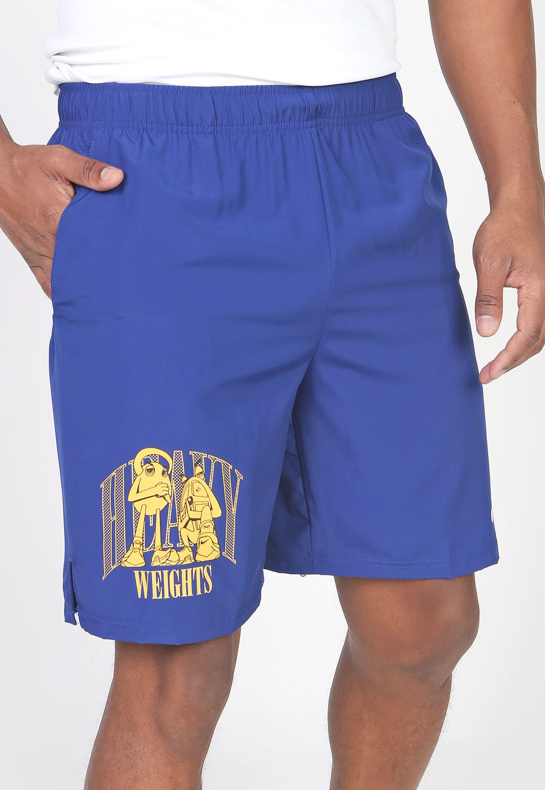 Azul Pretina ancha Shorts. Nike US