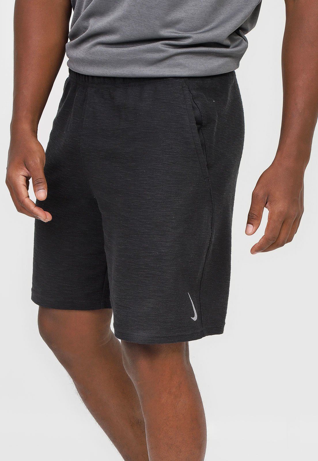 Bermuda Nike Reta Yoga Core Preta - Compre Agora