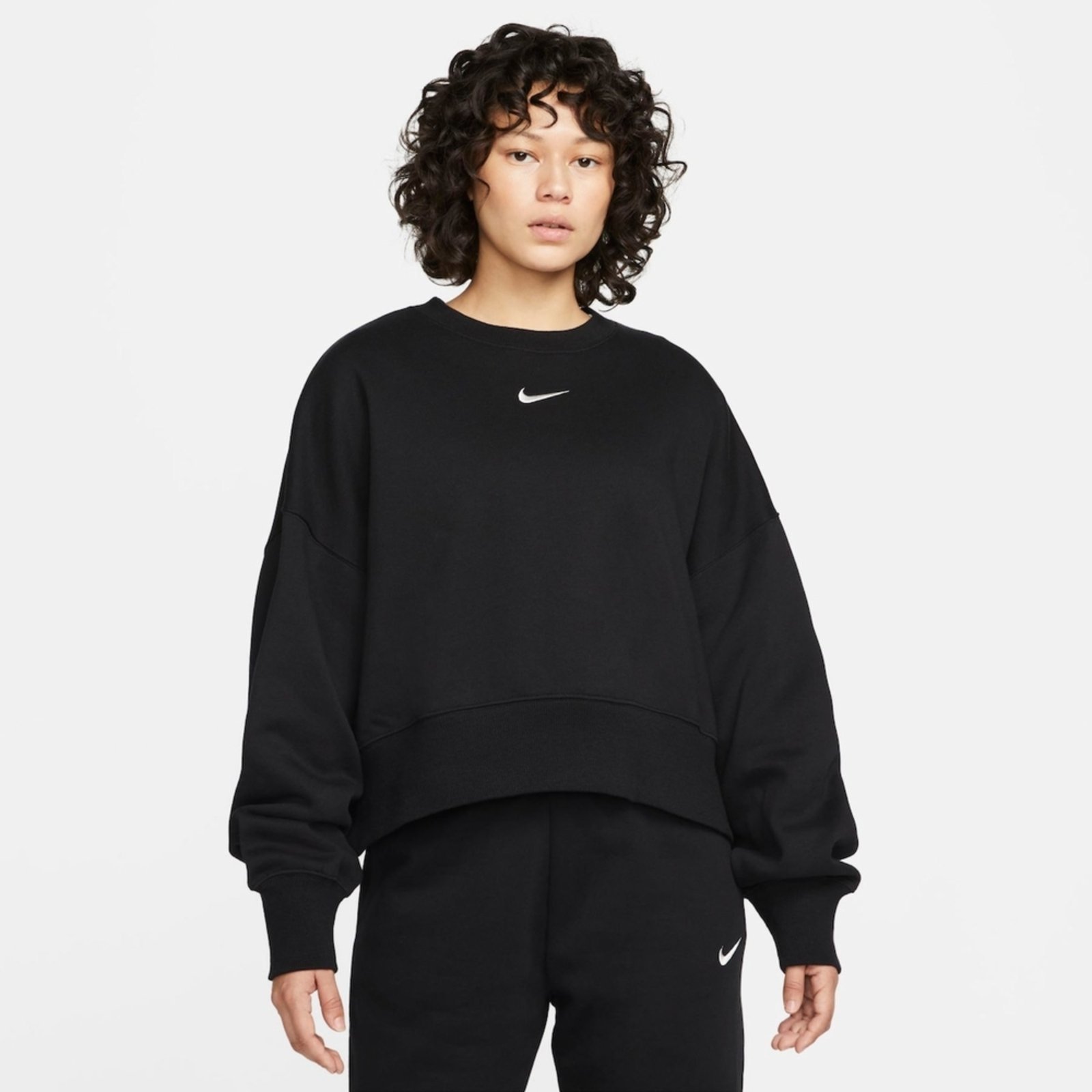 Blusão Nike Sportswear Essential Fleece Crew Feminino Ref BV4112