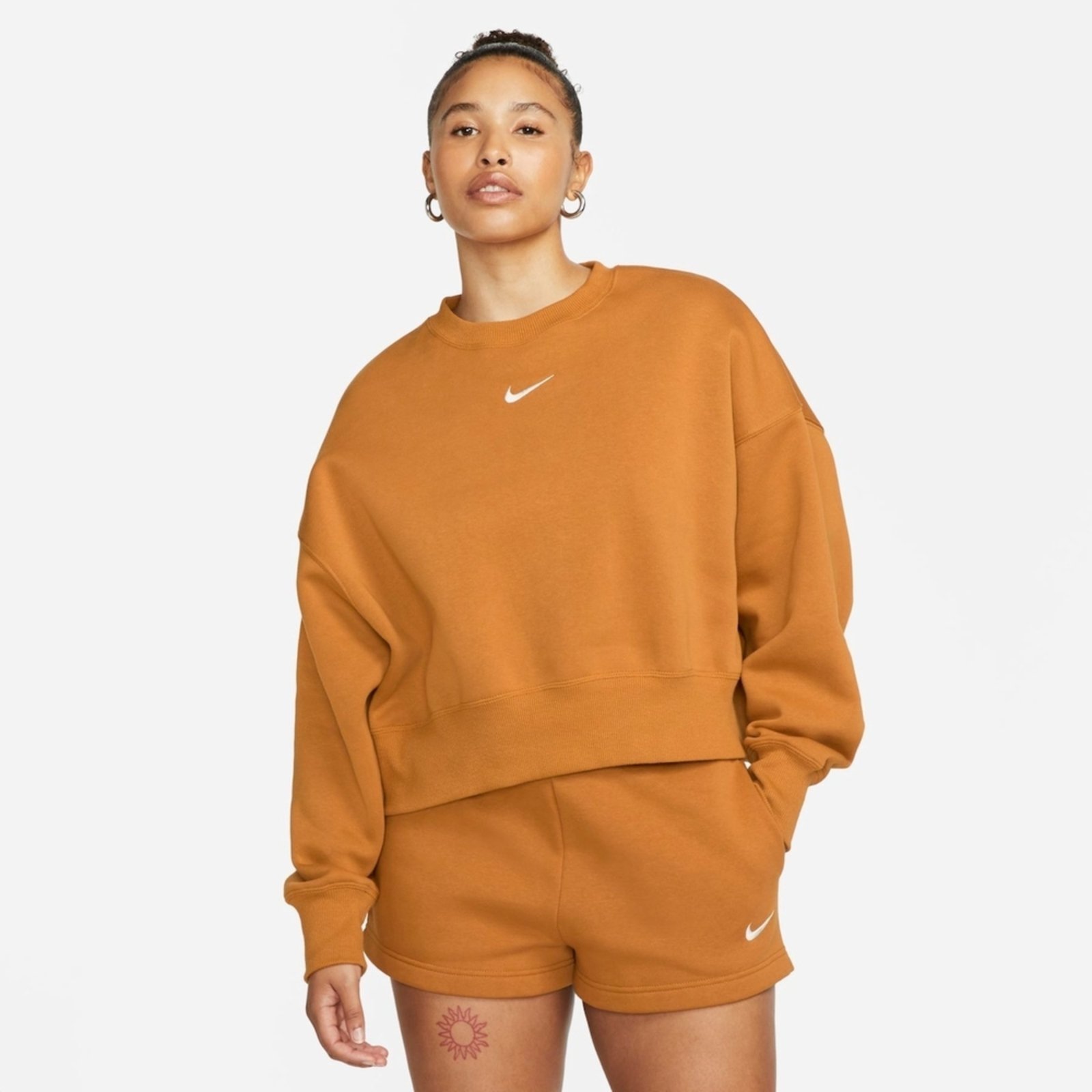 Blusão Nike Sportswear Phoenix Fleece Crew Feminino - Compre Agora