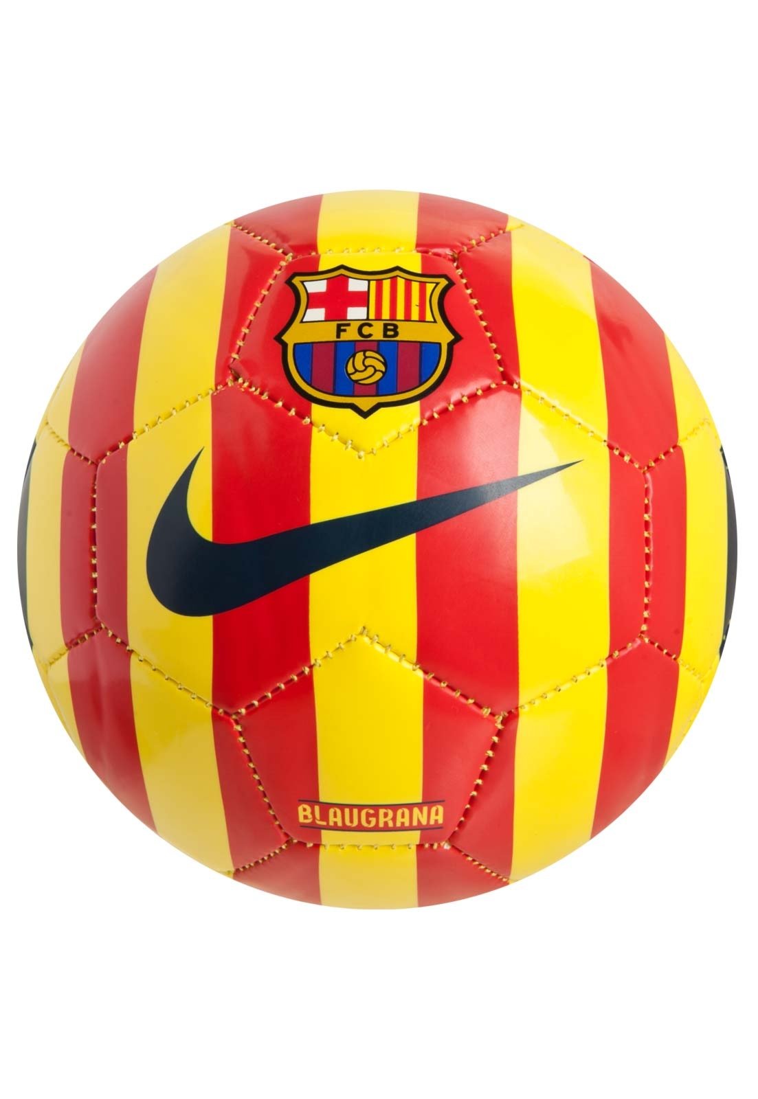 Bola Nike Barcelona Skills Vermelha/Amarela - Compre Agora