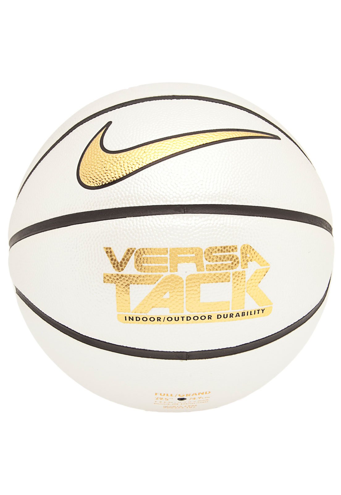 Bola Basquete Nike Versa Tack 7 > Preta e Dourada >