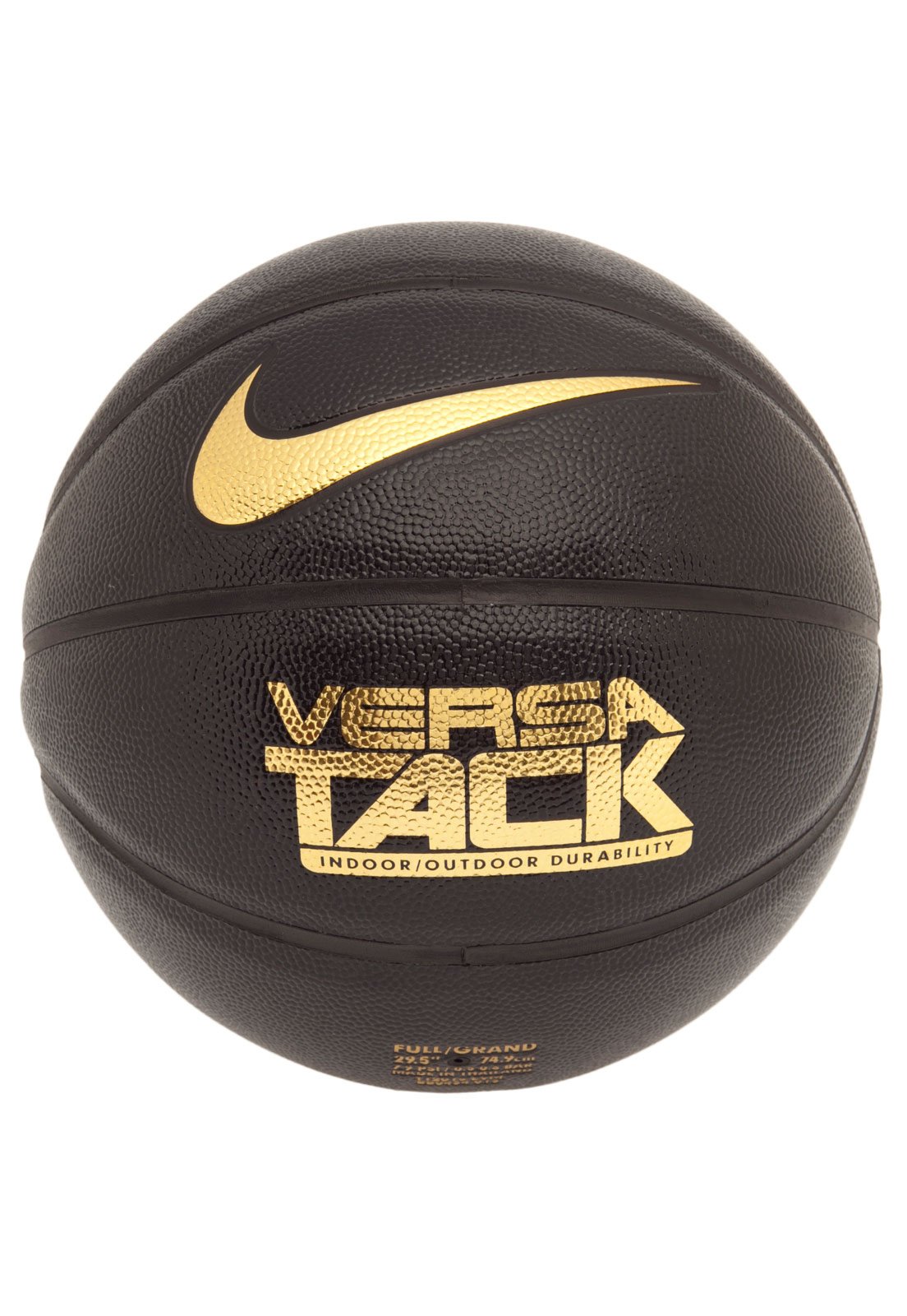Bola Basquete Nike Versa Tack 7 > Preta e Dourada >