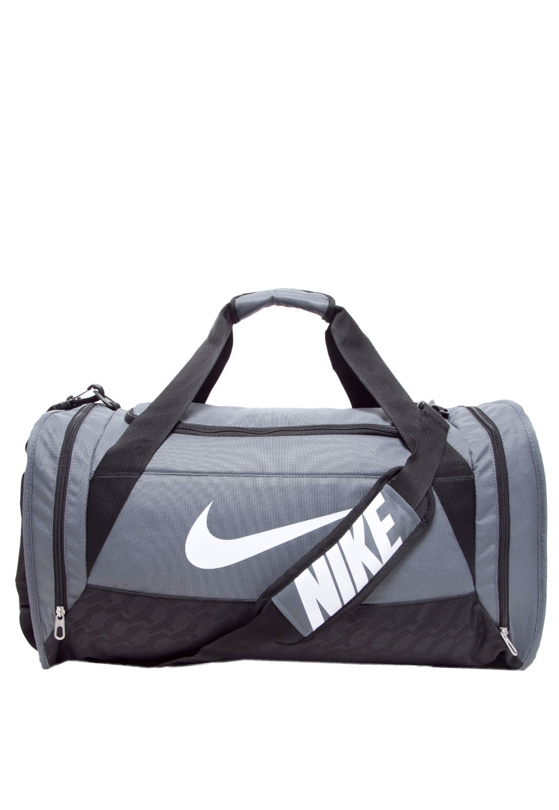 Bolsa Nike Brasilia 6 Medium Ba4829-07 Cinza/Preta/Branca - Compre Agora | Dafiti Brasil