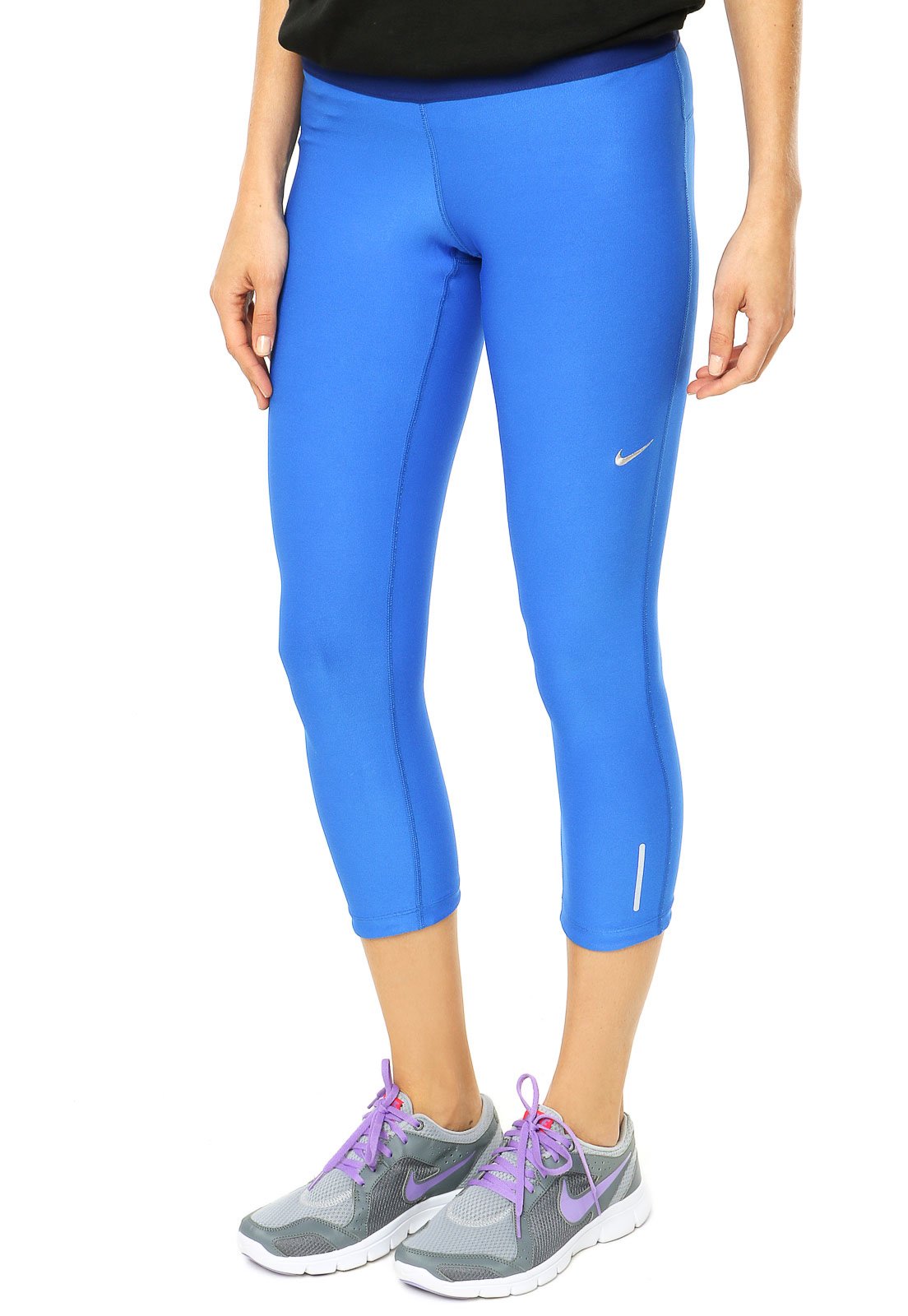 Calça Legging Nike Length Tight Azul - Compre Agora