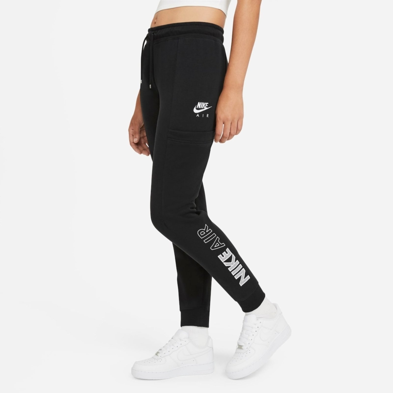 calça nike air fleece feminina