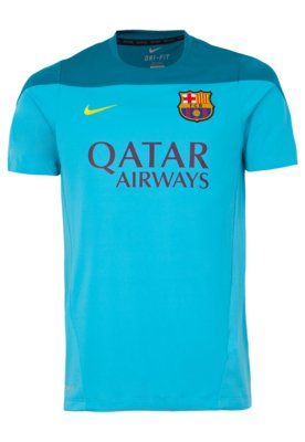 Camisa Nike Barcelona Treino Azul - Compre Agora