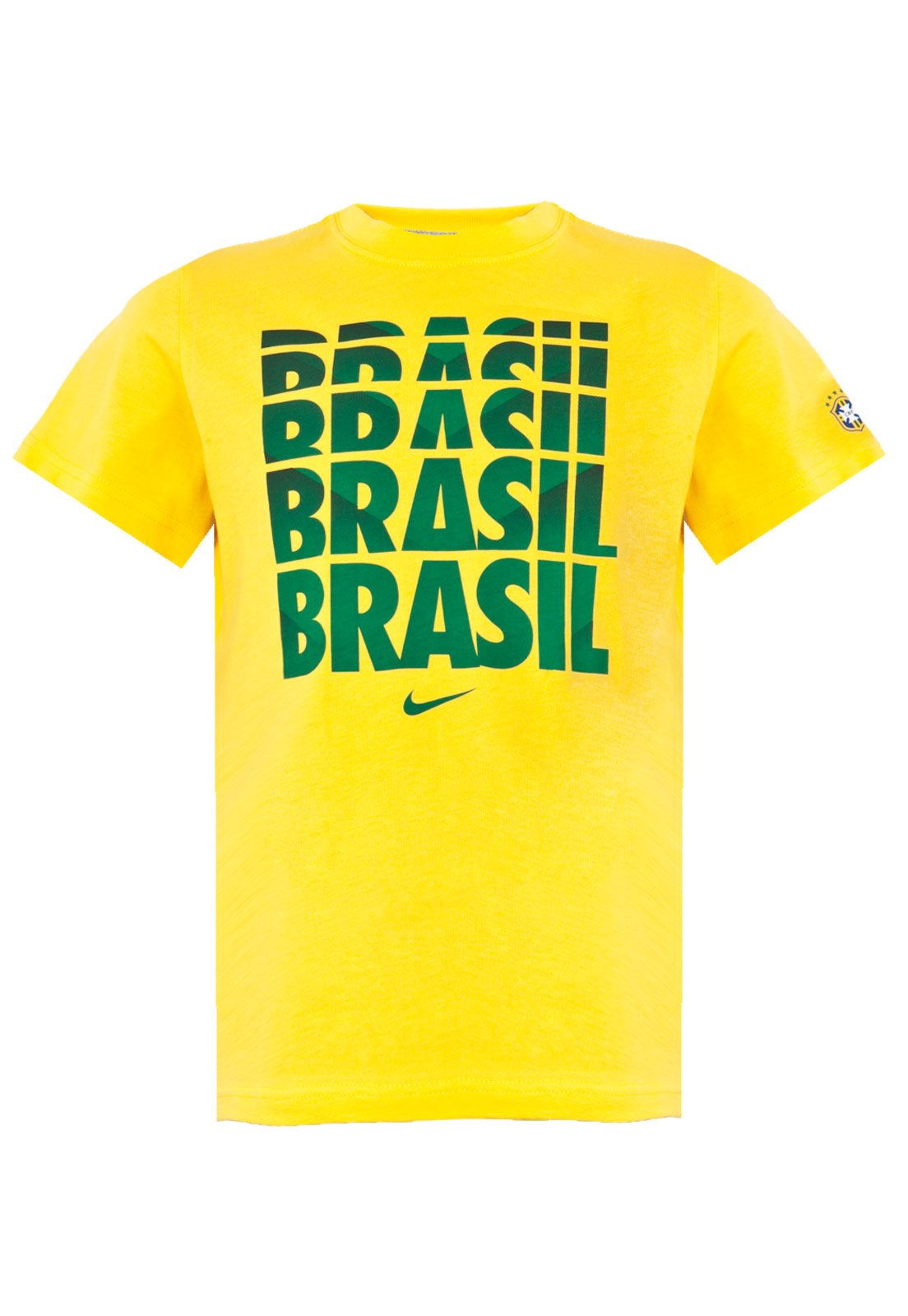 veterano Amplificar espejo de puerta Camiseta Nike CBF Brasil Blockbuster Amarela - Compre Agora | Dafiti Brasil