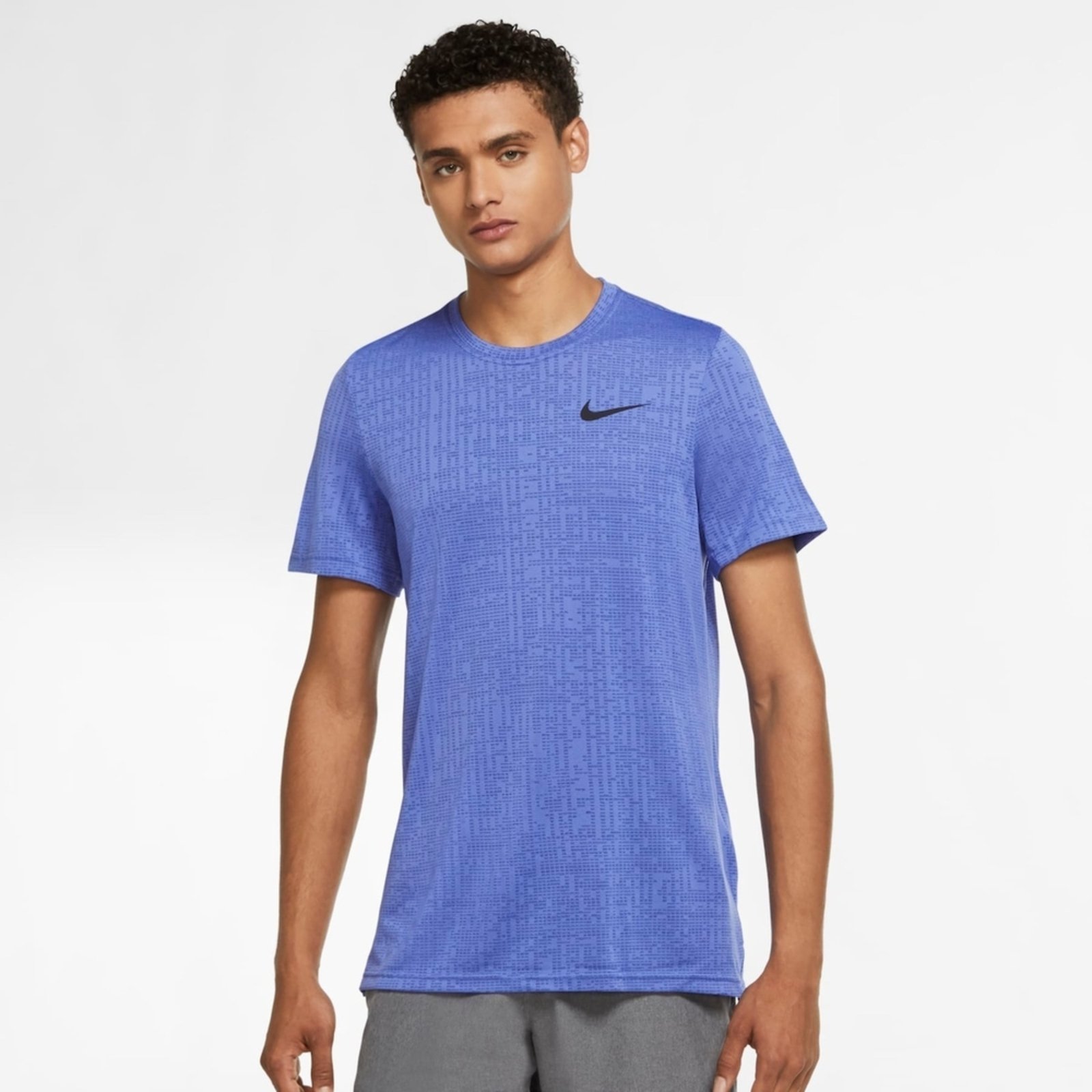 Camiseta Nike Dri-FIT Superset Masculina - Preto+Branco