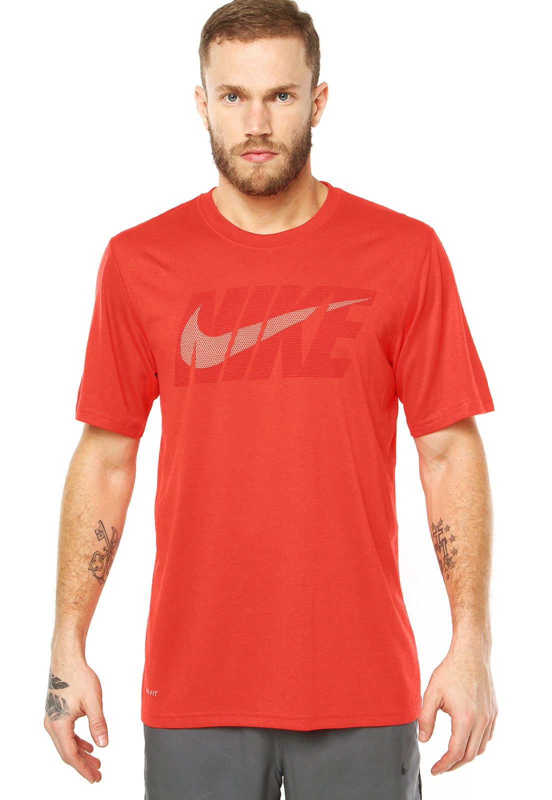 camiseta nike laranja