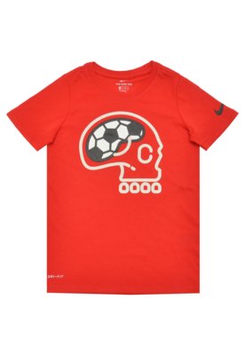 Camiseta Nike Menina Estampado Vermelha é boa?