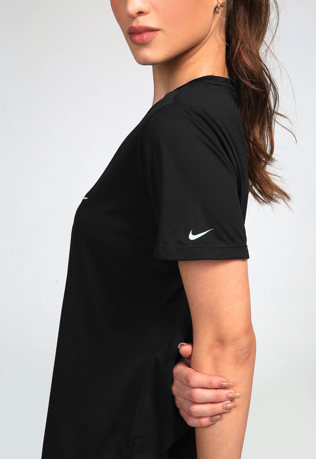 Camiseta Nike Nk One Ss Top Preta - Compre Agora | Kanui Brasil