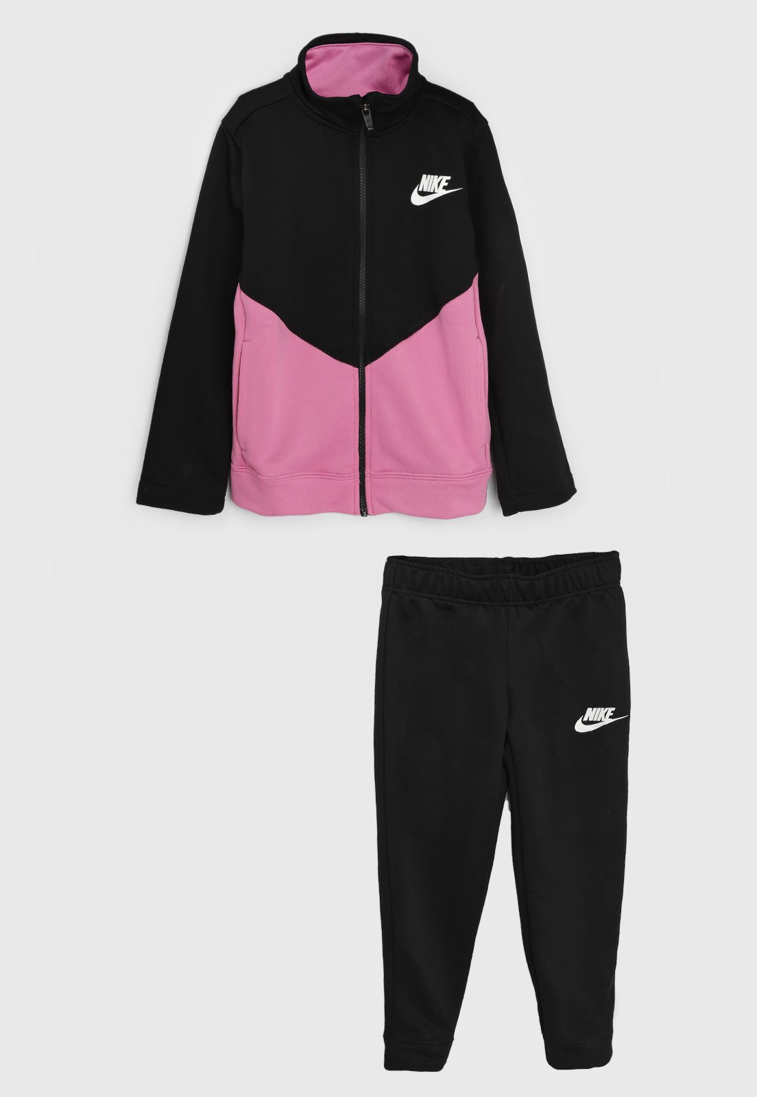 Nike infantil store preto e rosa