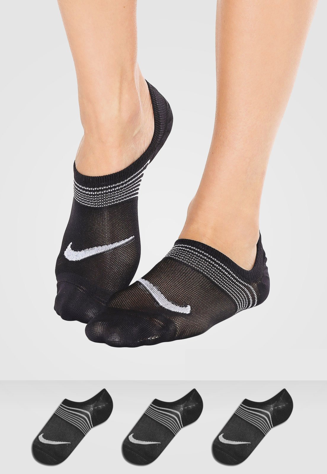 Meia hot sale invisivel nike