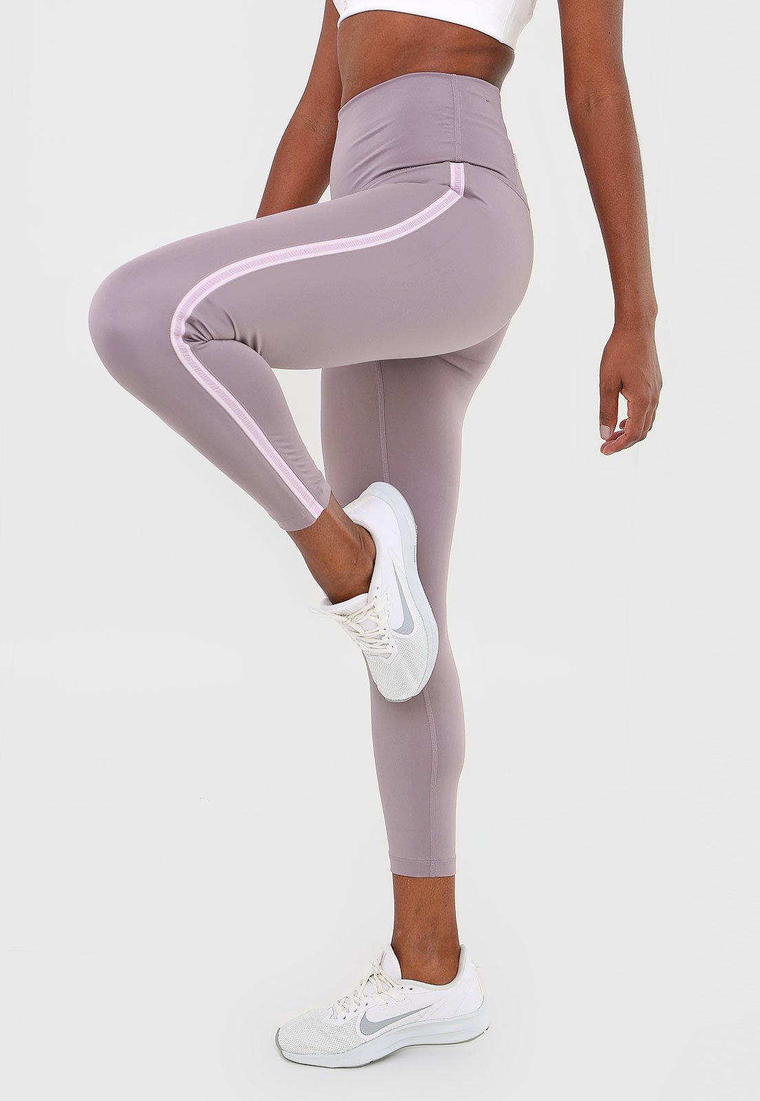 Legging Nike Yoga 7/8 Tight Lilás - Compre Agora