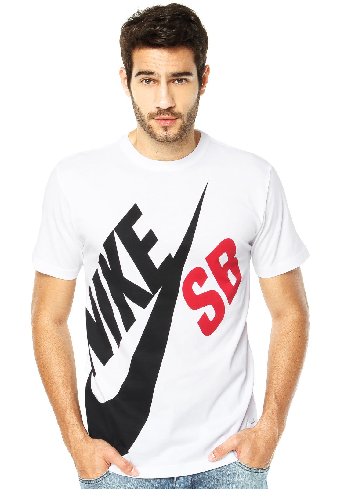 Nike t cheap shirt big logo