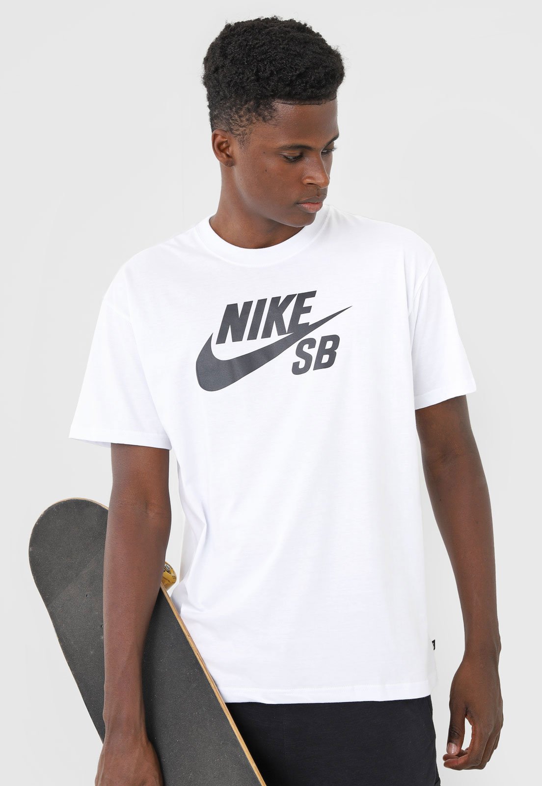 Camiseta Nike Sb Tee Logo Branca - Compre Agora | Kanui