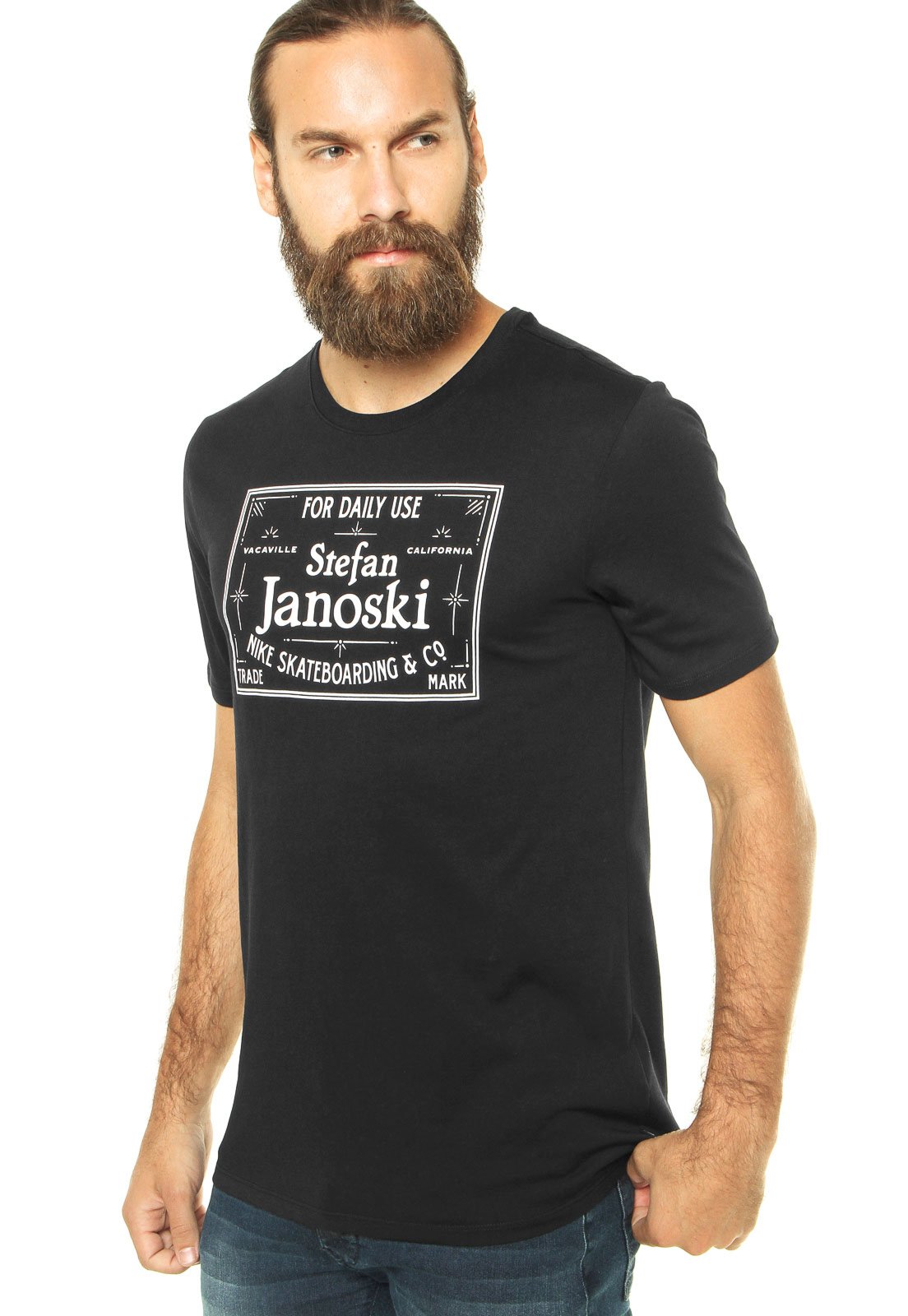 Lo anterior Escudero engañar Camiseta Nike Sb Df Janoski Label Tee Preta - Compre Agora | Kanui Brasil