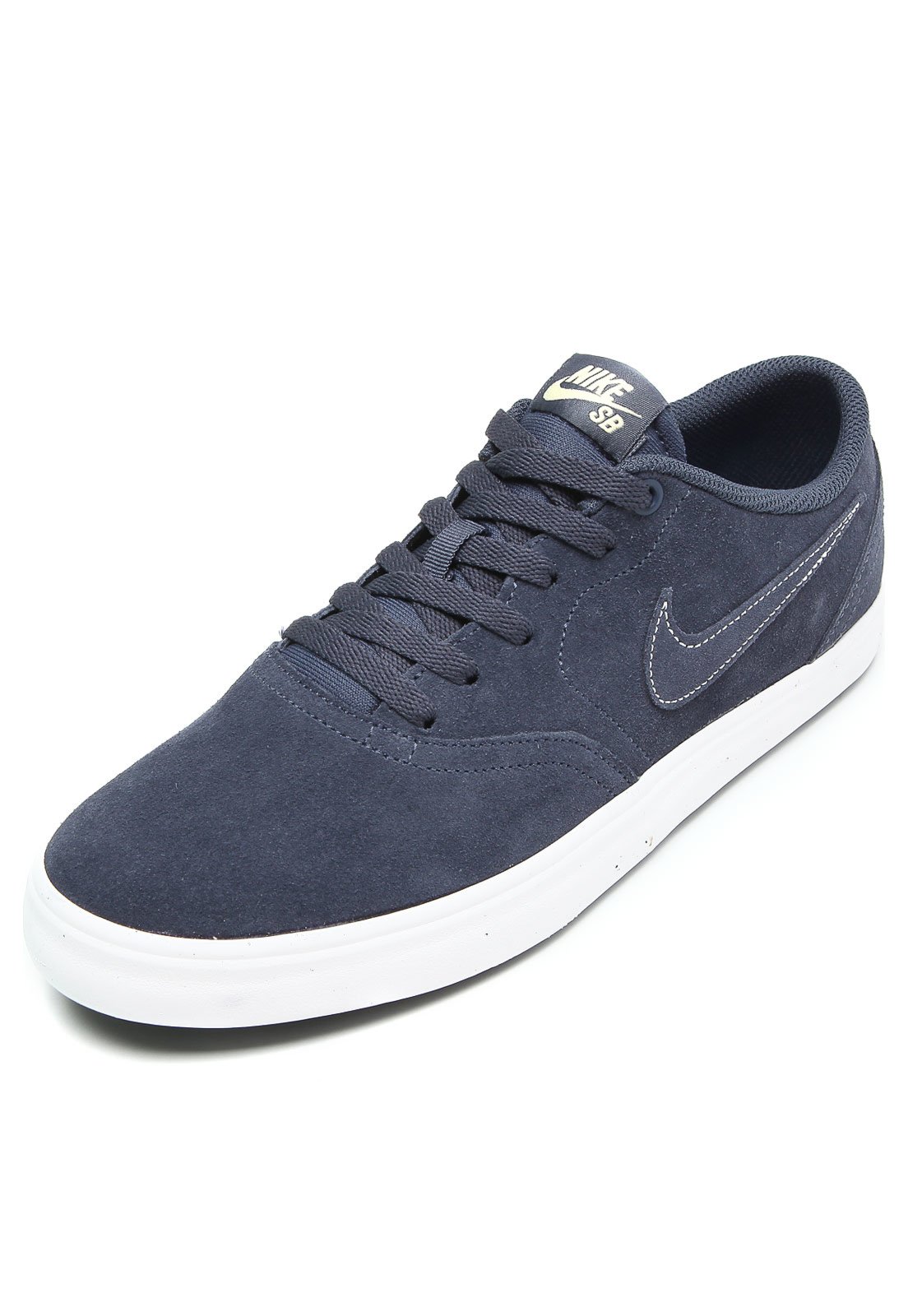 nike sb check solar canvas navy blue