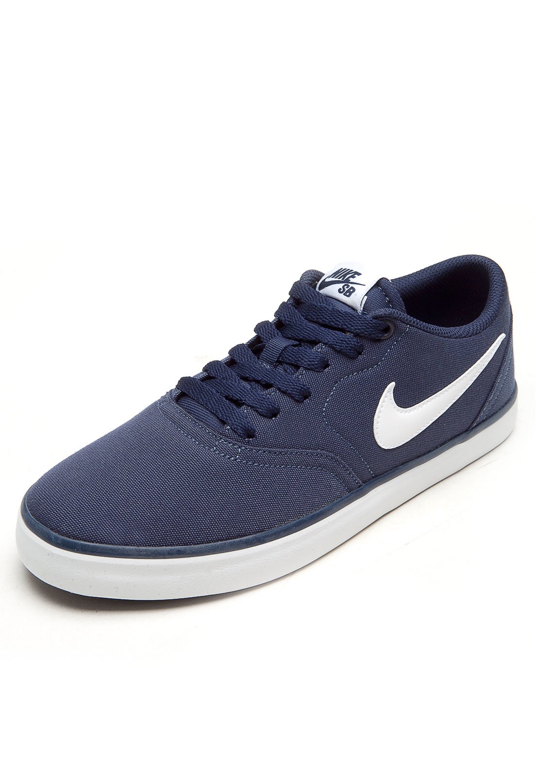 nike sb check solar canvas navy blue