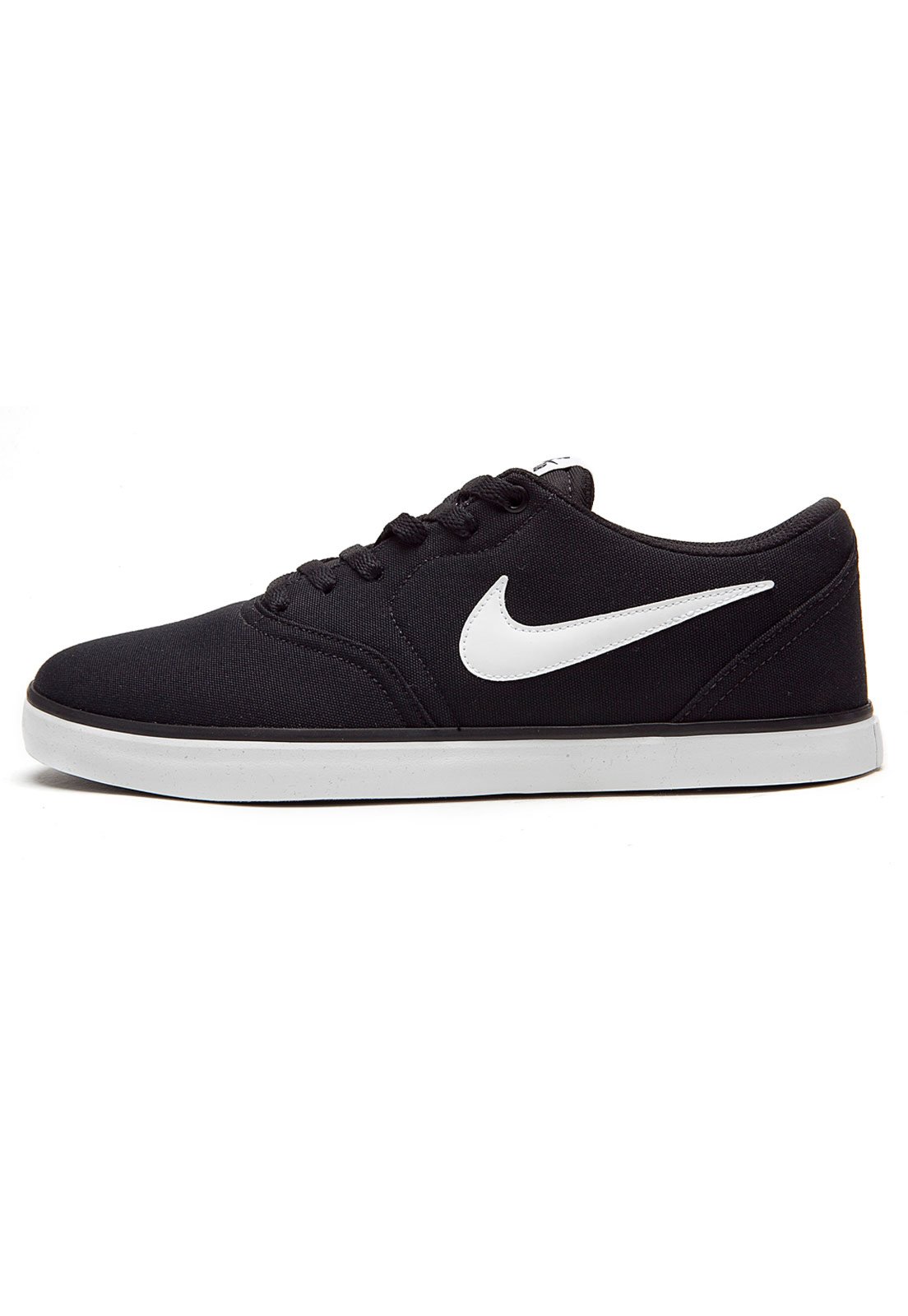 nike sb check solar leather black