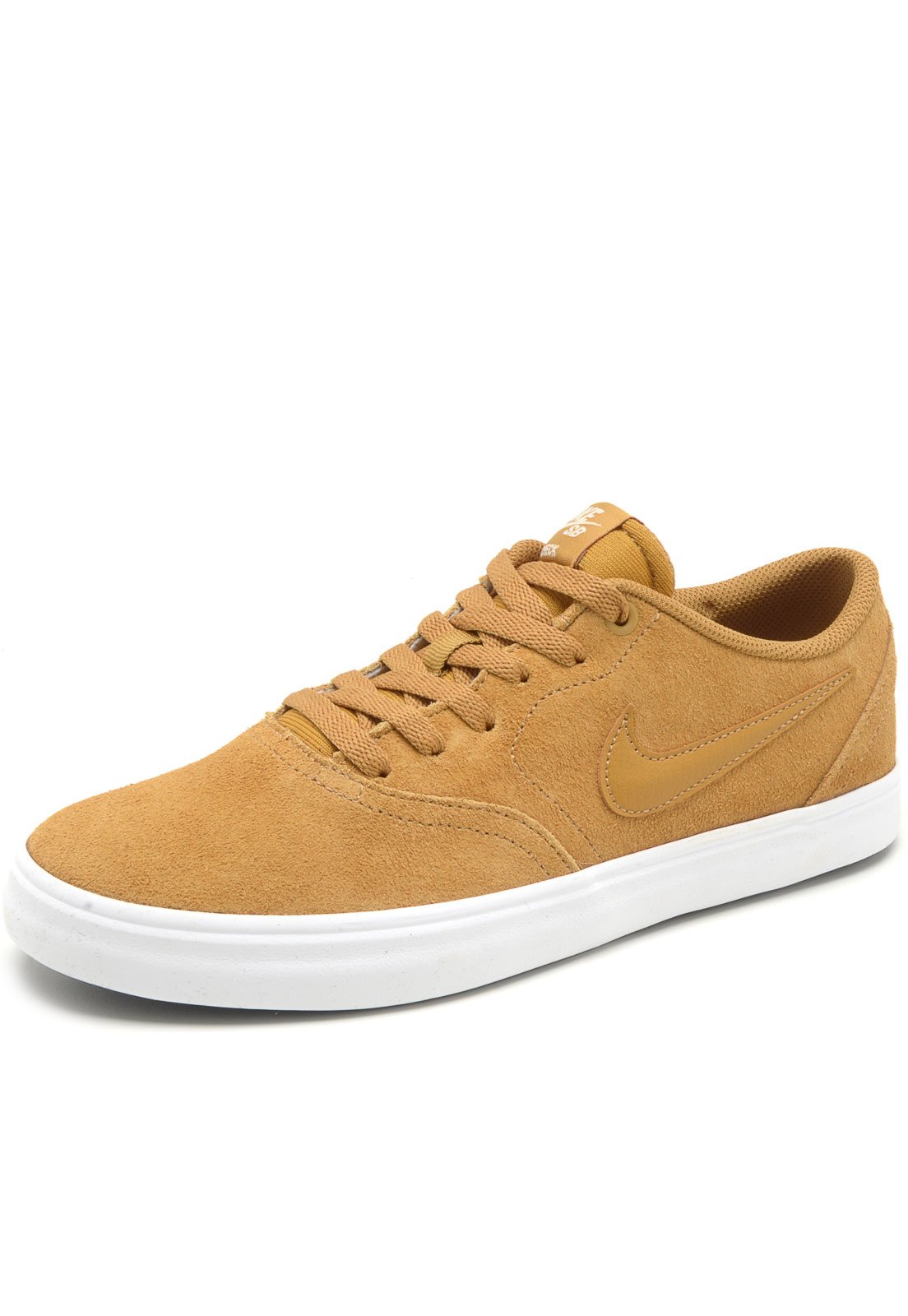 Tenis nike best sale sb de couro