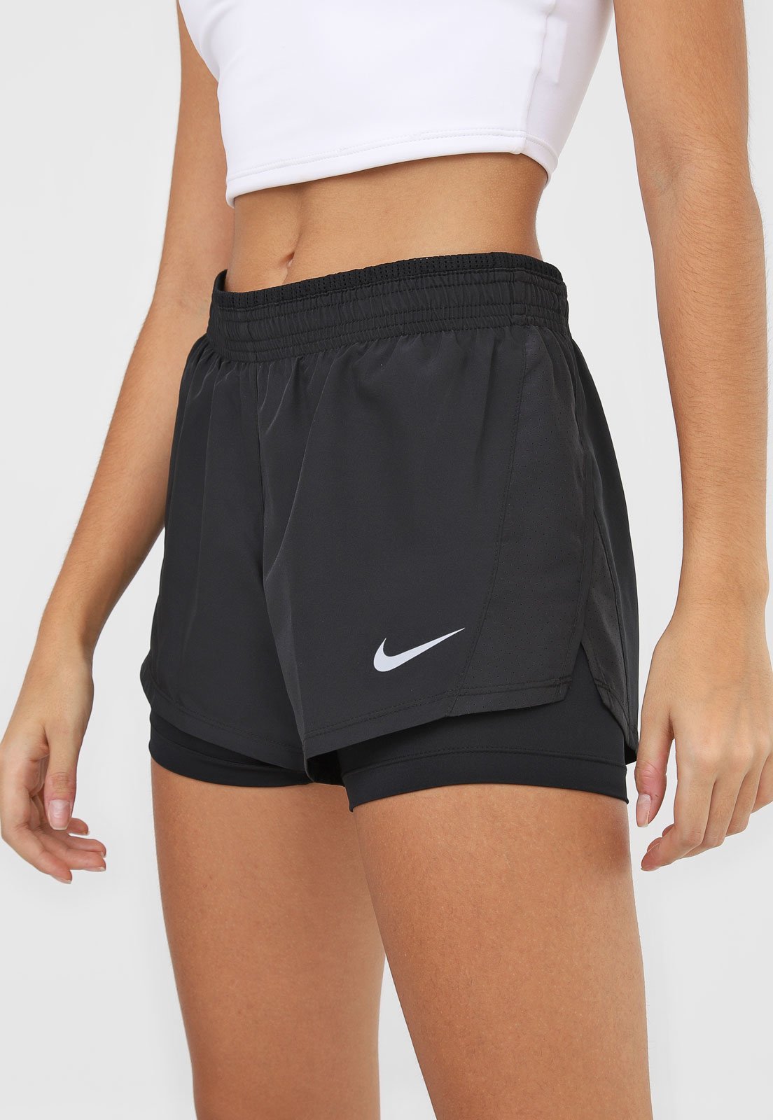 Nike Shorts 10K 2 In 1 Cinzento