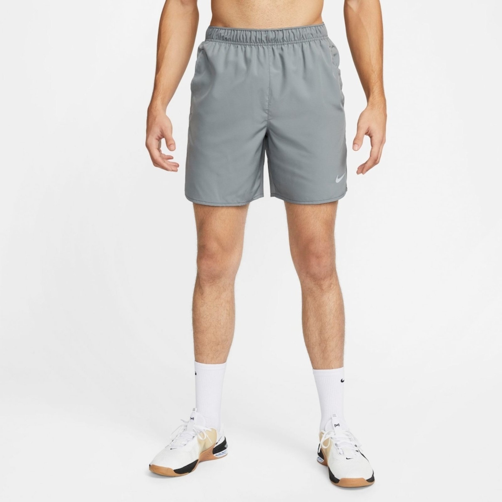 Gray nike best sale running shorts