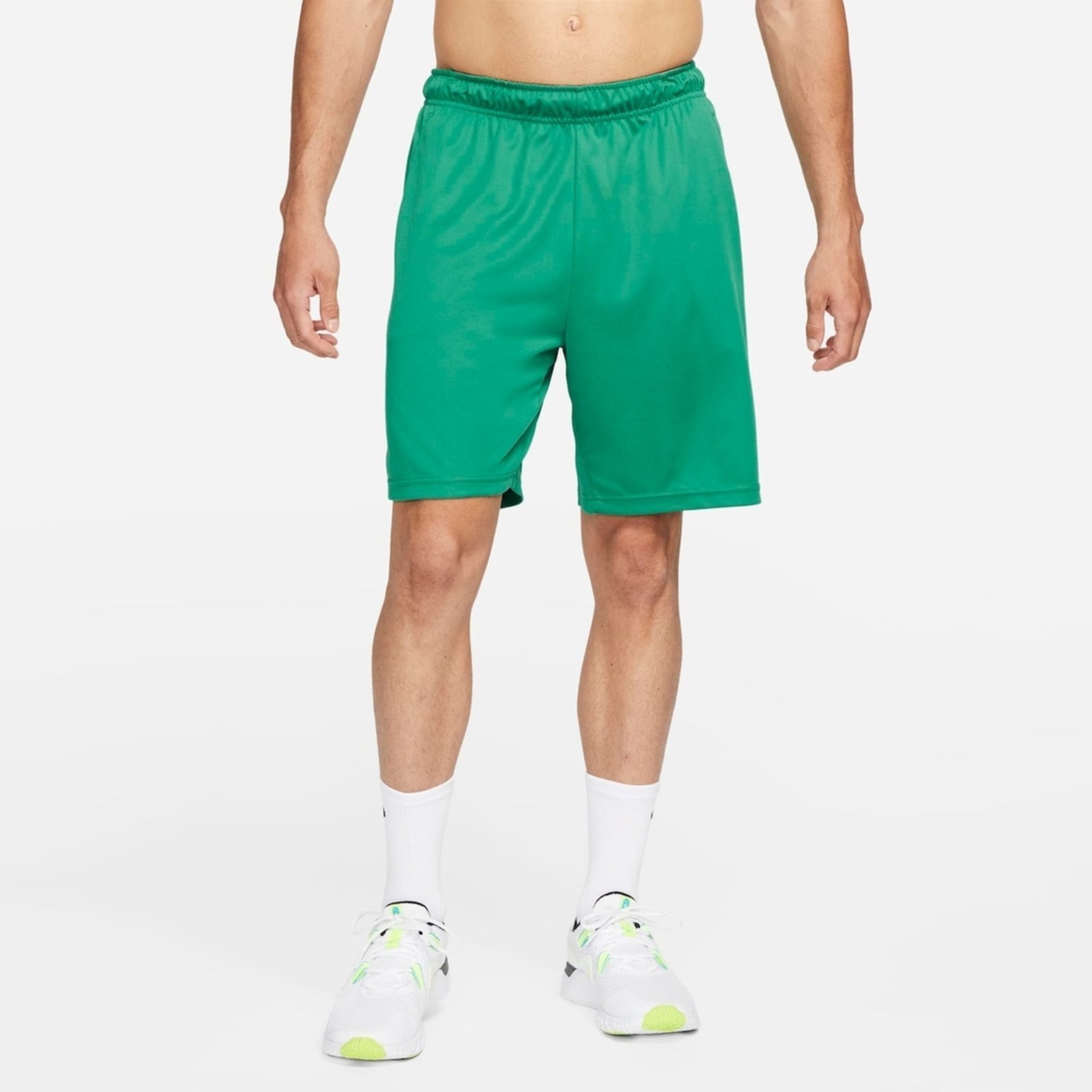 Neon green nike store shorts