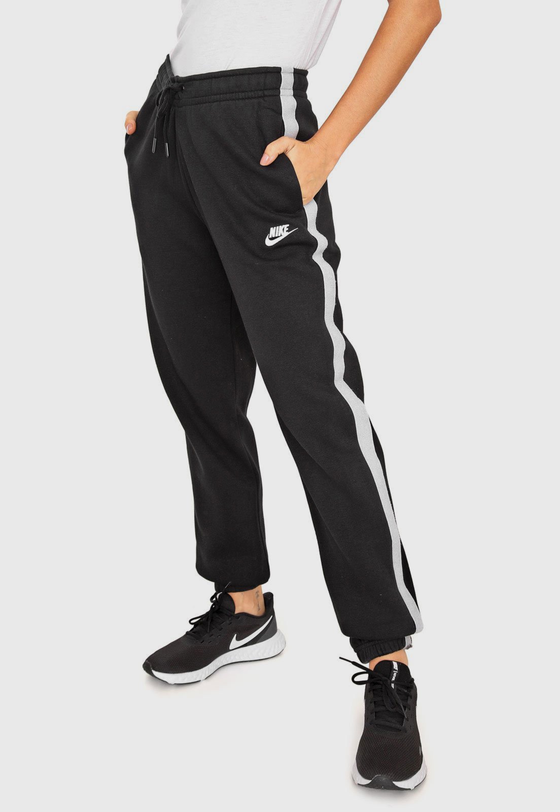 calça de moletom nike sportwear jogger flc club