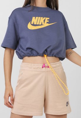 blusa cropped da nike