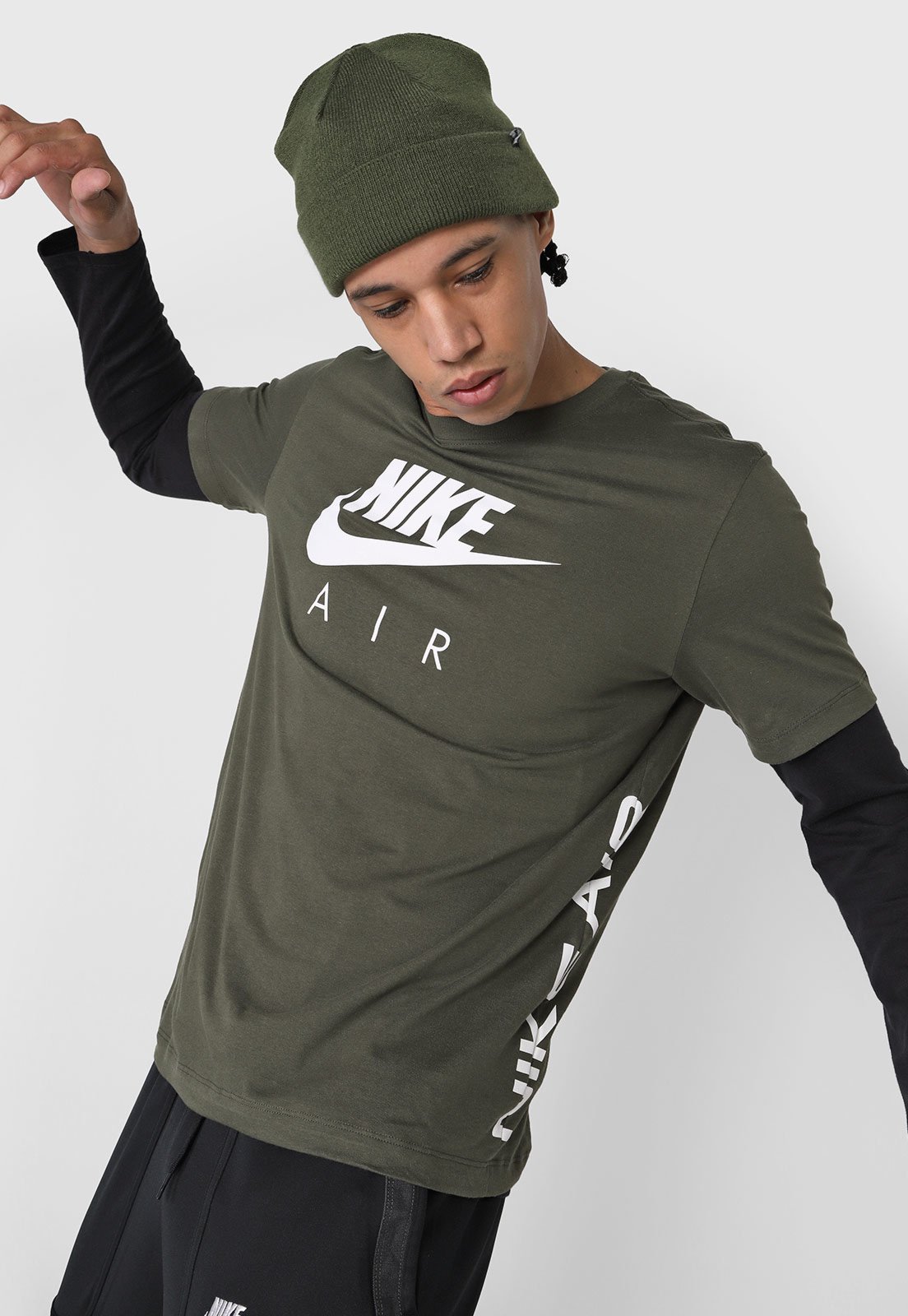 Camiseta Nike Sportswear Air Verde Agora | Dafiti Brasil