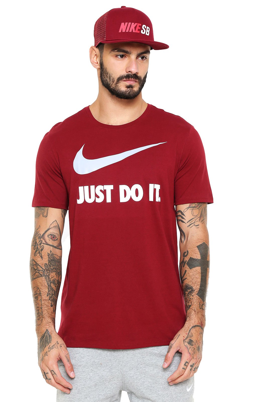 Camiseta Sportswear Jdi Swoosh New Vermelha - Compre Agora Dafiti