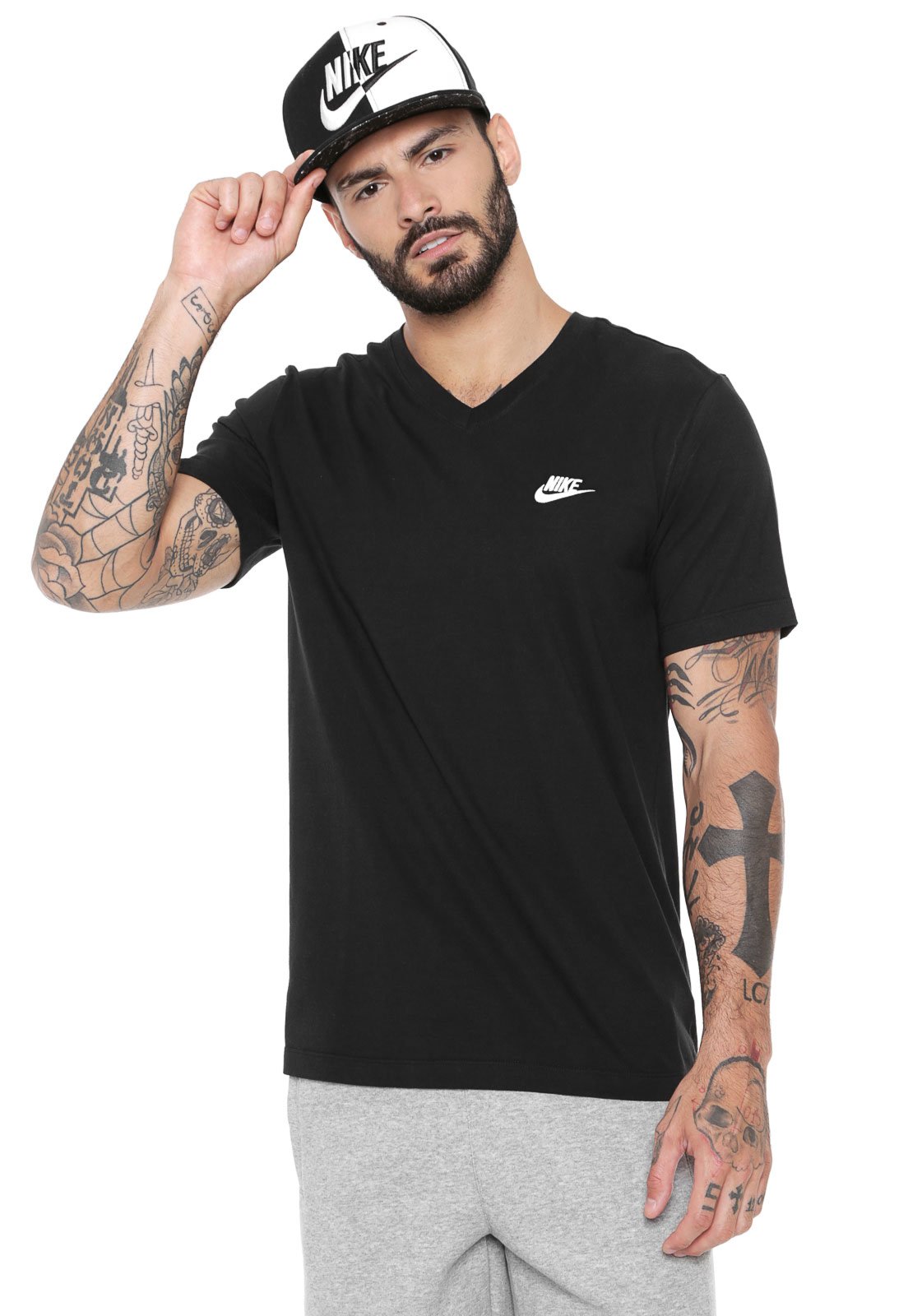 Camiseta Nike Sportswear Club Preto - Loja HIP