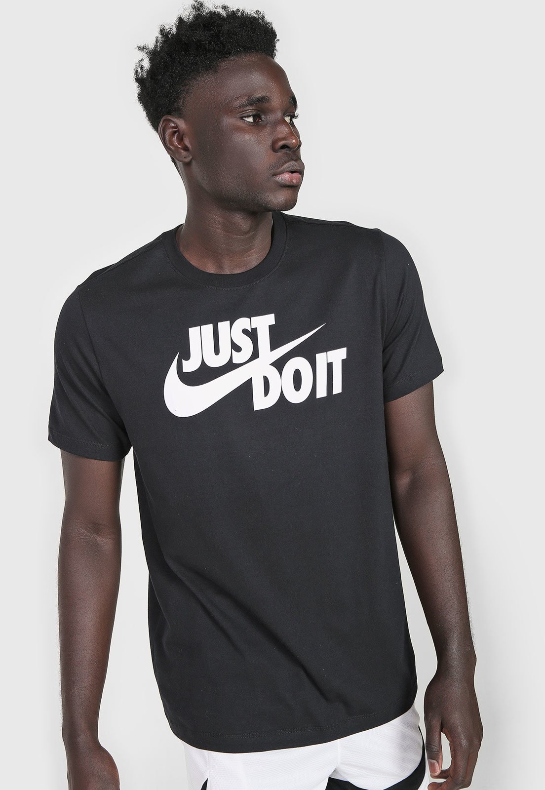 Camiseta Nike Sportswear M Nsw Just do It Preta - Compre Agora