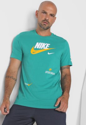 sobras entrevista Precipicio Camiseta Nike Sportswear Nsw Pack 2 Verde - Compre Agora | Kanui Brasil