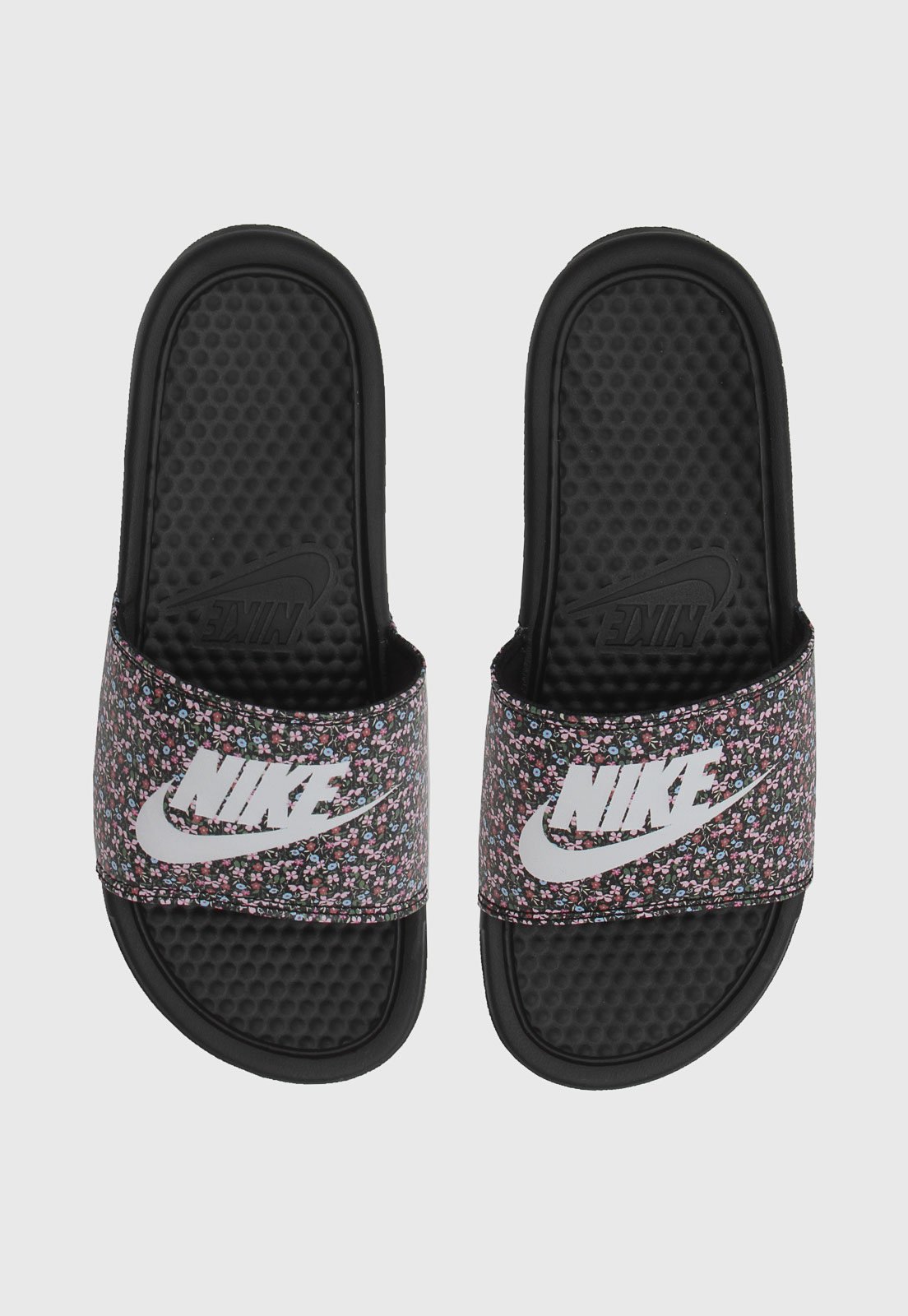 Nike benassi best sale slide black