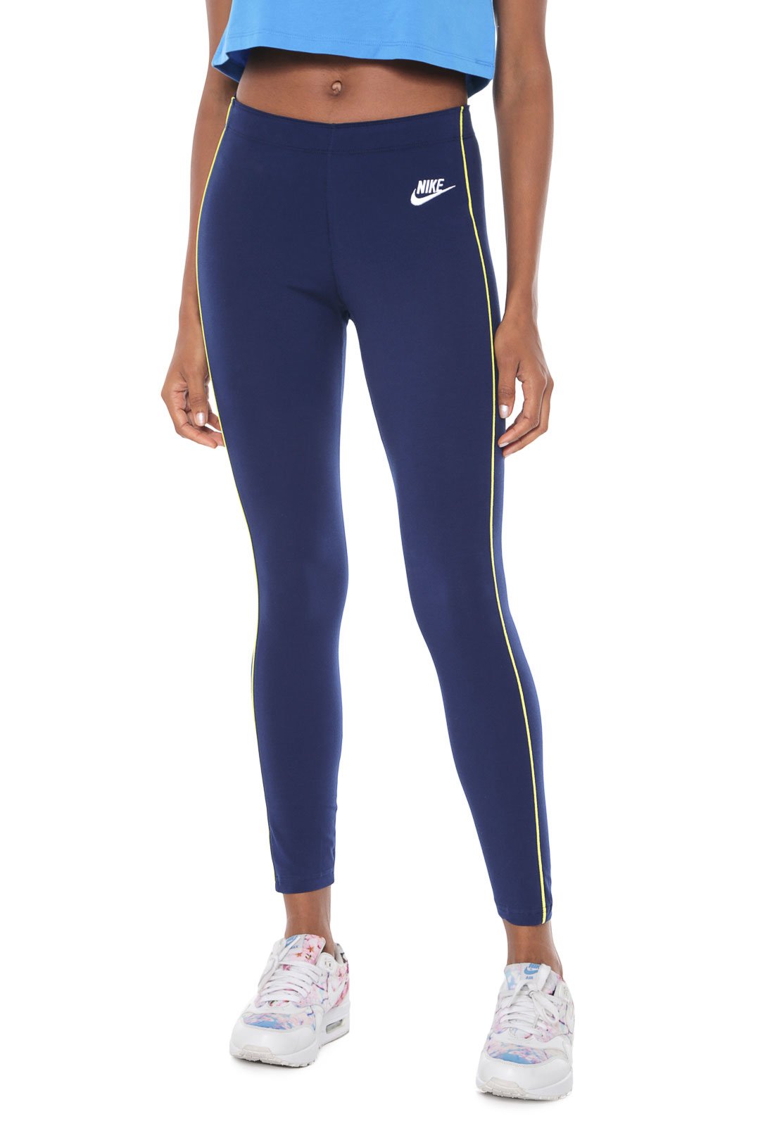 Legging Nike Sportswear Hrtg Azul - Compre Agora