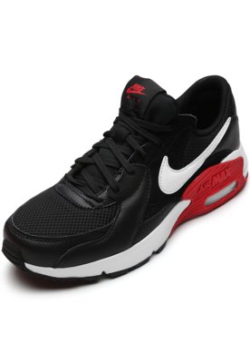 nike air max preto e vermelho