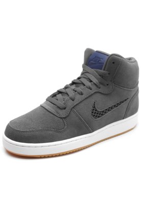 tênis couro nike sportswear ebernon mid preto