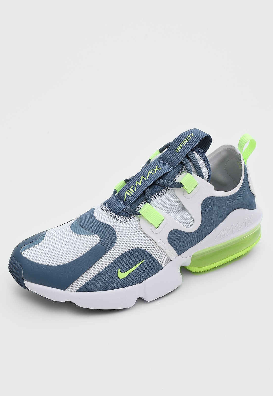 Tênis Nike Sportswear Air Max Infinity Branco/Azul - Compre Agora