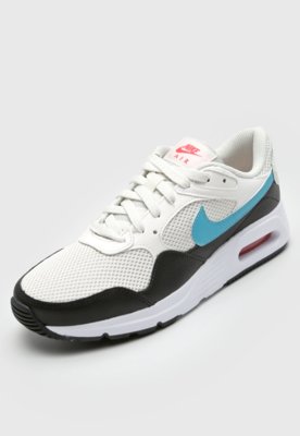 nike air max branco e preto